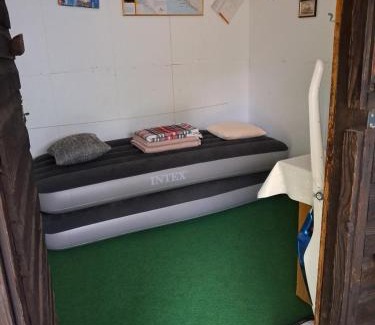 Ljubljana Other | LAND FOR YOUR TENT NEXT TO A RIVER WITH A GARDEN SHACK ROOM you get two bicycles for amazing views and two water floats for a nice river run USE THE LOCATION NOT THE ADDRESS TO GET HERE bathroom is a bit different so check YouTube video RiverRunDusko