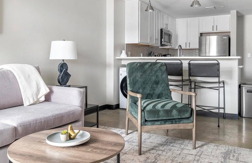 Five Points South Apartment | Landing | Chic 1BD, Gym, Courtyard