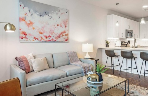 Wetmore Apartment | Landing | Chic 1BD, Yoga Studio, Clubhouse
