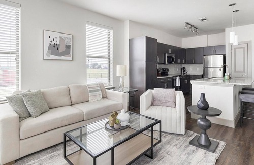 Haltom City Apartment | Landing | Modern 1BD, Clubhouse, Yoga Studio