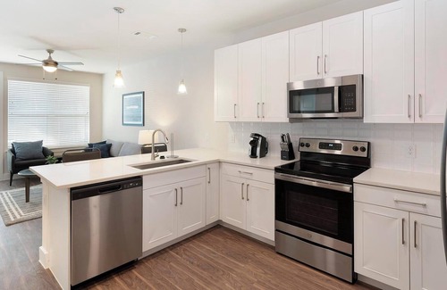 Wetmore Apartment | Landing | Spectacular 1BD, Yoga Studio, Gym
