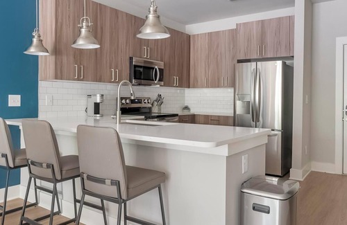 Town Center Apartment | Landing | Stunning 1BD, Pool, Rooftop Lounge