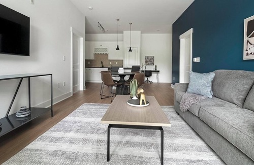 Cary Apartment | Landing | Stunning 2BD, Gym, Rooftop Lounge