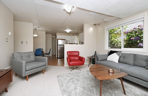 Cordova Bay House | Large 2 bdrm, private, all new modern furniture with access to gorgeous gardens