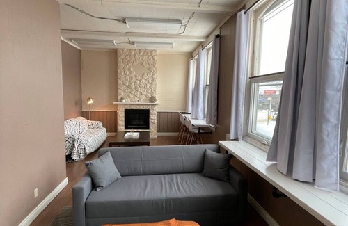 Algoma District Apartment | Large 2 bedroom downtown apartment located on top of a craft brewery
