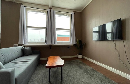 Algoma District Apartment | Large 2 bedroom downtown apartment located on top of a craft brewery