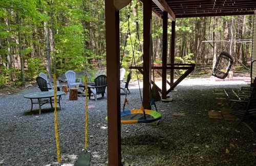 Pocono Lake House | Large 3 Story Chalet on quiet cut-de-sac in Arrowhead Lake Community.