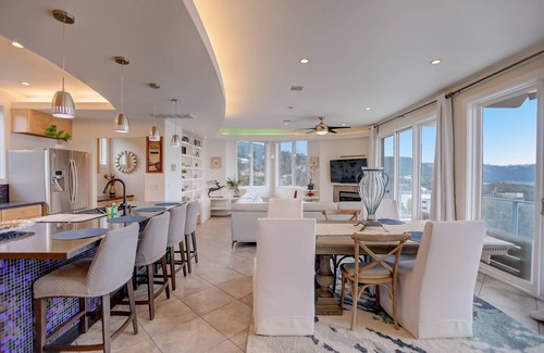 Comanche Trail House | Large 3 Story Home with Panoramic Lake Views, Scenic Balconies, BBQ on the Spacious Deck