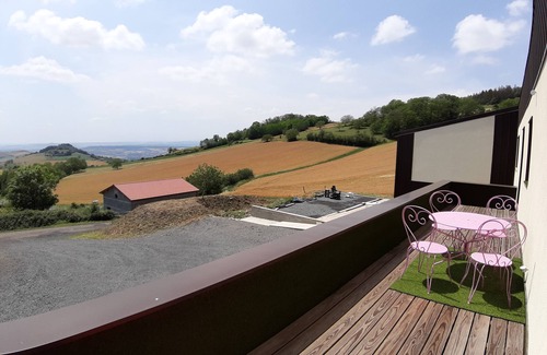Aulhat-Flat House | Large apartment in contemporary house with quiet panoramic view.
