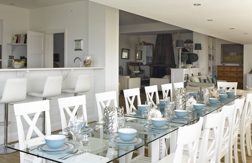 Littlehampton House | Large Beach Front Mansion with Sea Views, Gardens, Hot Tub, Featured on ITV1