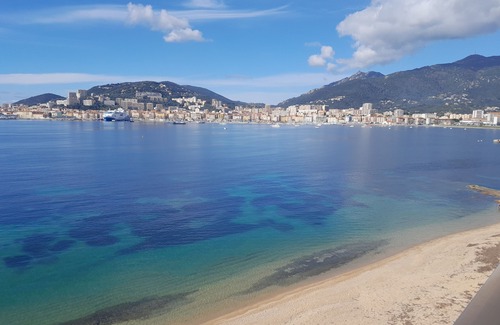 Le Ricanto Apartment | Large beach side studio with amazing view of Ajaccio Golf
