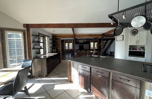 Melville Beach House | Large cabin at Crooked Lake. Perfect for large gatherings. Pet friendly.