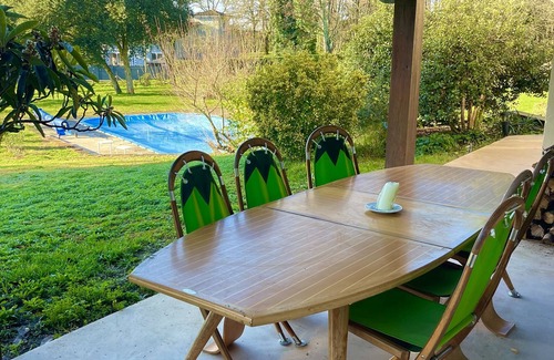 Casteljaloux Villa | Large Charming Villa, Great Comfort, Beautiful Green Setting, Swimming Pool.