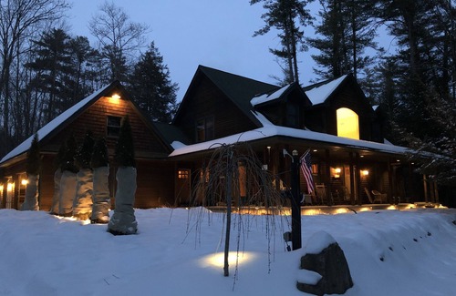 Bolton Landing House | Large Family Friendly ADK Home on Private Lot, Lake Access, & 40' Dock