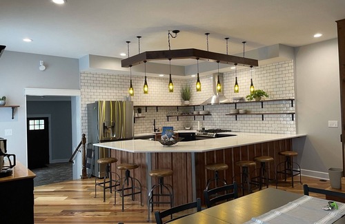 Geneva House | Large, family friendly, historic downtown Geneva. Lots of spaces for gathering.