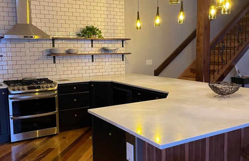 Geneva House | Large, family friendly, historic downtown Geneva. Lots of spaces for gathering.