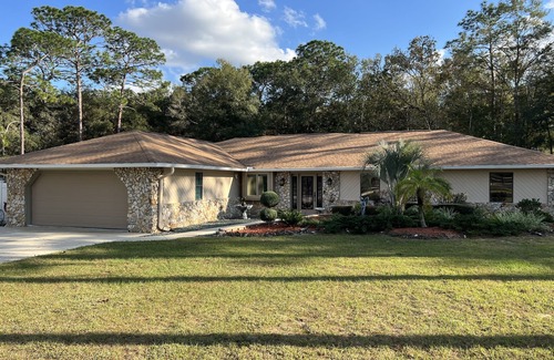 Fellowship House | Large Family sized Home 2 acre Fenced Yard, Covered Pool, Hot tub. WEC next door