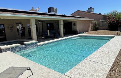 Lake Havasu City House | Large heated pool and hot tub! 2 King Rooms. Lake View!