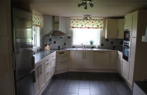 Vaggeryd House | Large holiday home with beautiful nature near the lake with a boat and its own jetty
