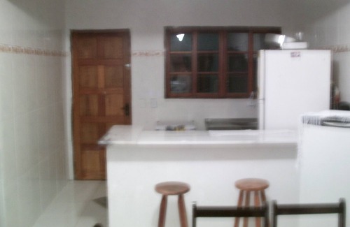 Peruibe House | Large house with pool and barbecue, 4 parking spaces, total security.