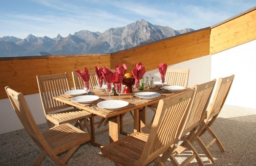 Saint-Pierre-de-Clages Apartment | Large, luxury penthouse with pool very close to ski lift, village, childcare etc