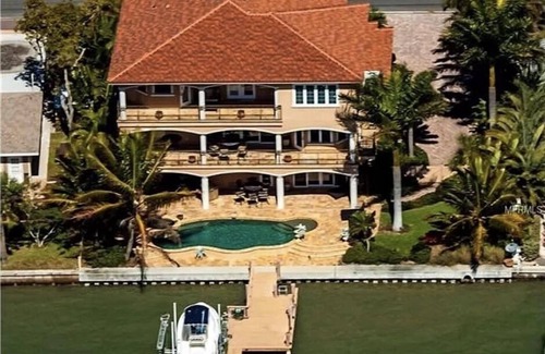 Indian Rocks Beach House | Large Mediterranean Oasis - Water Views & Pool -KING BEDS