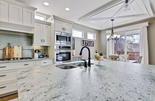Meridian House | Large Modern 6 Bedroom Farmhouse with Custom Theat