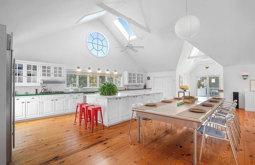 Mattituck House | Large Modern North Fork Barn: Vineyards in Backyard