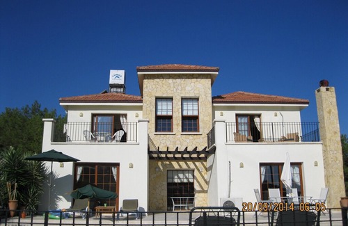 Catalkoy Villa | Large modern private spacious villa with pool. Panoramic Mountain & Sea Views.