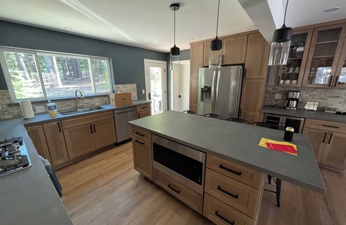 South Lake Tahoe House | Large, newly renovated home, centrally located and backs up to forest!