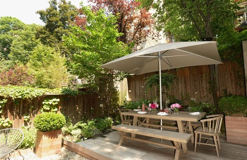 Central Park West Apartment | Large Park Block Duplex With Garden, private entry, in 80ies On Upper West Side