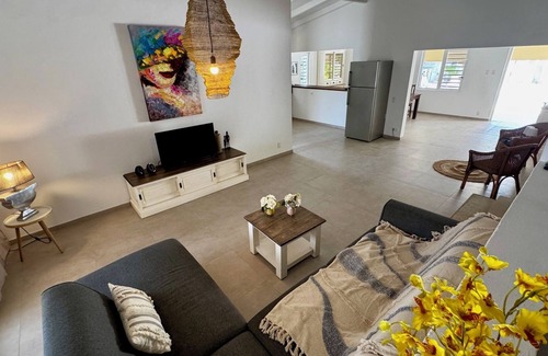 Jan Thiel Villa | Large Tropical 9 persons renovated villa with private pool in Jan Thiel