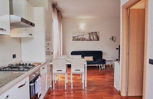 Bergamo Apartment | Large two-story apartment in well-connected area with garage and washing machine