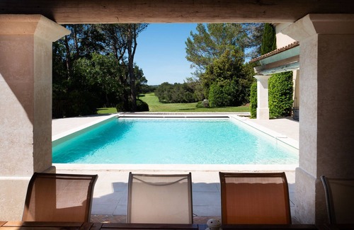 Pont Royal Villa | Large upscale property, 8 bedrooms 7 bathrooms,heating pool,sauna,air cond.,Golf