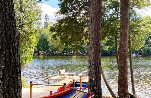 La Minerve Ski Chalet | Large very private lakeside chalet