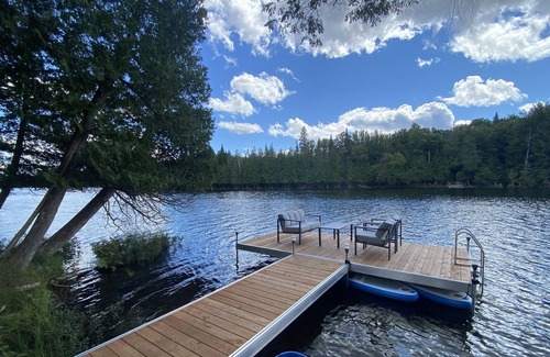 La Minerve Ski Chalet | Large very private lakeside chalet