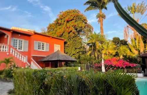 La Riviere Saint-Louis House | Large Villa and Bungalows in a Creole Garden with Swimming Pool and Panoramic View