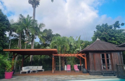 La Riviere Saint-Louis House | Large Villa and Bungalows in a Creole Garden with Swimming Pool and Panoramic View