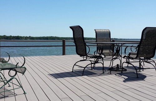 Enchanted Oaks House | Large Waterfront - Enjoy great lake relaxation outside and fun gaming inside!