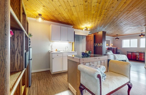 Clinton House | Large waterfront estate with main house, townhouse w/hot tub + studio cottage