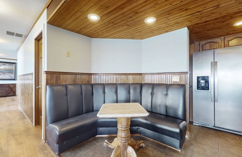 Clinton House | Large waterfront estate with main house, townhouse w/hot tub + studio cottage