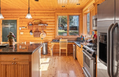 Ripon House | Large, woodsy retreat with incredible sunset views on Green Lake
