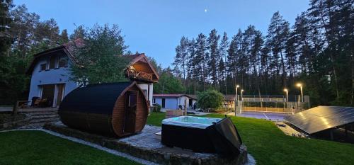 Lidzbark Warminski Villa | Las Warmegas - Luksusowy Dom Rozrywki z Jacuzzi,Sauna,Padel