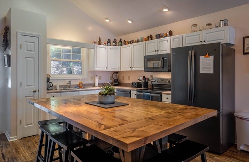 Forest Lake Heights House | Last minute deals & Mtn. Views from Deck & Private Dock, Cozy firepit, & Cove