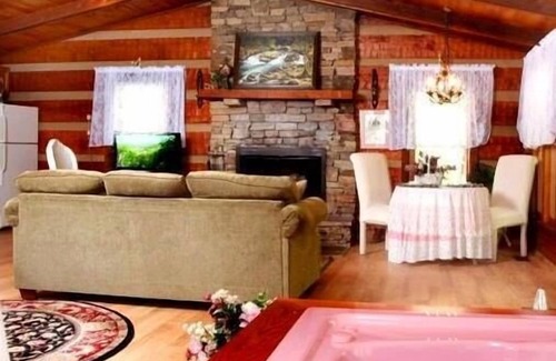 Rocky Grove Cabin | Laurelwood Falls Cabin-A Romantic Creek Side Retreat with Waterfalls
