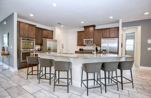 West Kissimmee Villa | Lavish 11BR Private Villa with Theater Games SPA Pool - 10 min to Disney FL