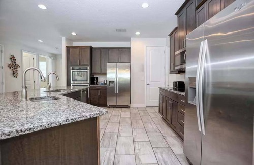 West Kissimmee Villa | Lavish 11BR Private Villa with Theater Games SPA Pool - 10 min to Disney FL