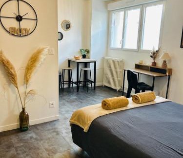 Caen City Centre Apartment | Le 2 - Grand studio Caen Centre Port de plaisance