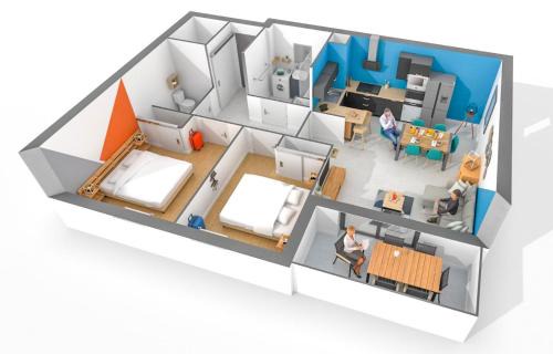Colomiers Apartment | Le Beluga XL - Confort et proximité Airbus