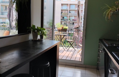 Yves Farge - Le Fleuve Apartment | Le Botanica - Balcon - 2 chambres - proche quai du Rhone